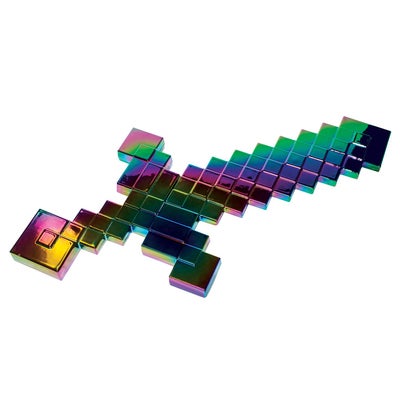 Minecraft Role Play Sword Anniversary Enchanted Iridescent Netherite Slick