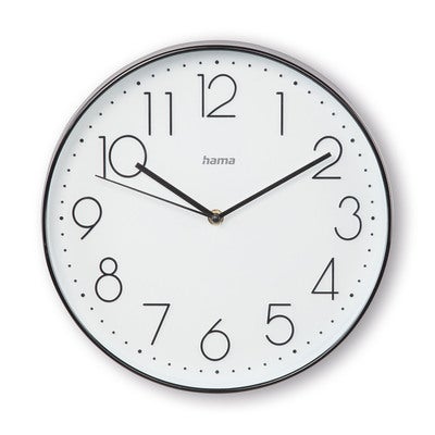 Wall Clock Corsica Black/White 30cm