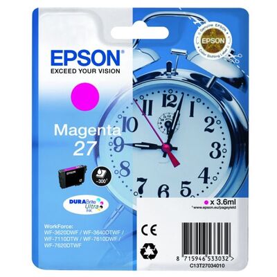 EPSON Ink C13T27034012 27 Magenta Alarm Clock