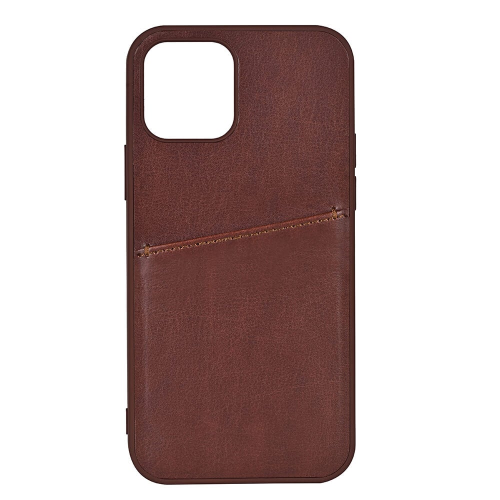 Phone Case PU 1 Card iPhone 13 Mini Brown