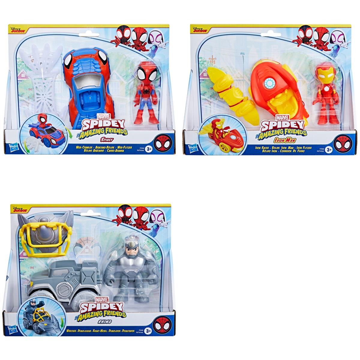Spidey And His Amazing Friends Vehicle, Accessory & Figure (Assorteret)