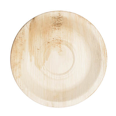 Lautanen Palm Leaf Pyöreä 20cm 10 kpl