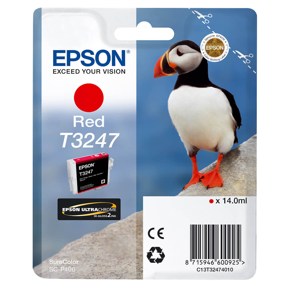 EPSON Ink UltraChrome T32474010 Red 14 ml