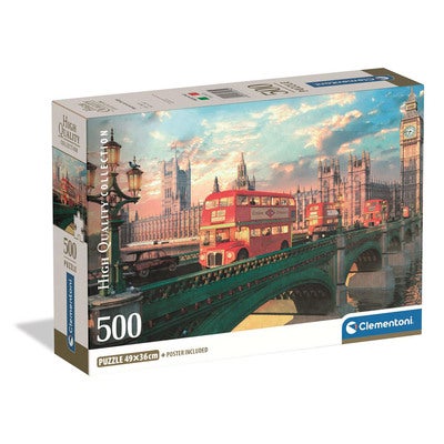 Puslespill 500 Pcs CB High Quality Collection Westminster Bridge