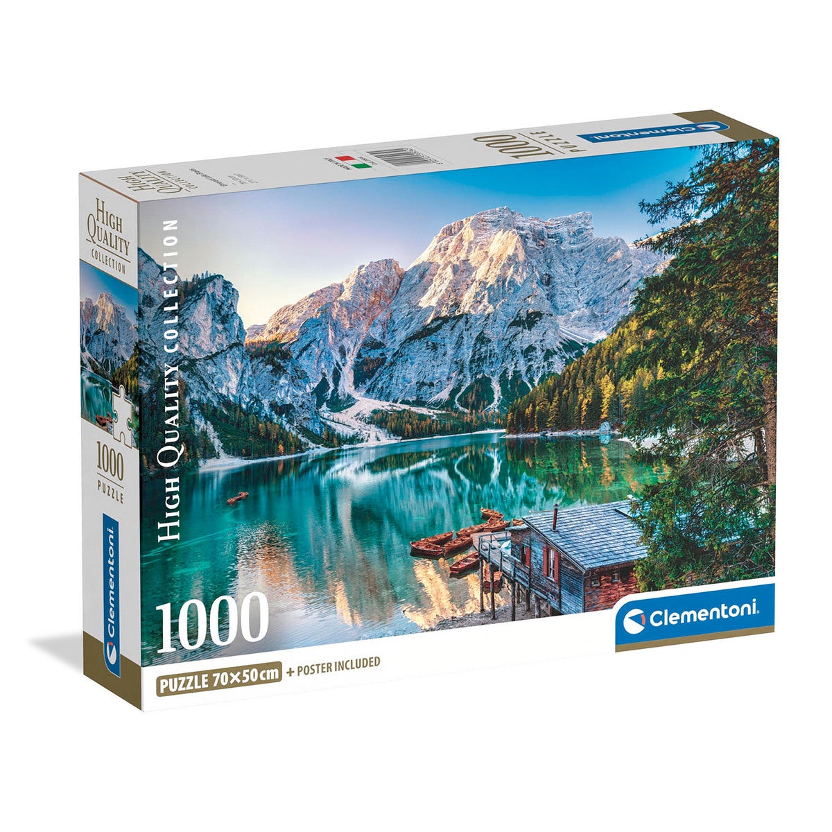 Pussel 1000 Pcs CB High Quality Collection Emerald Lake Braies