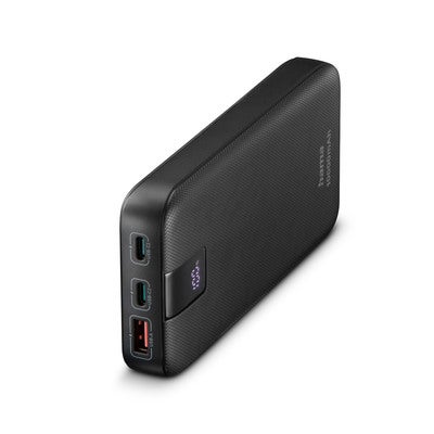 Powerbank Pd 10000mah 2xUSB-C+1xUSB-A Antrasiitti