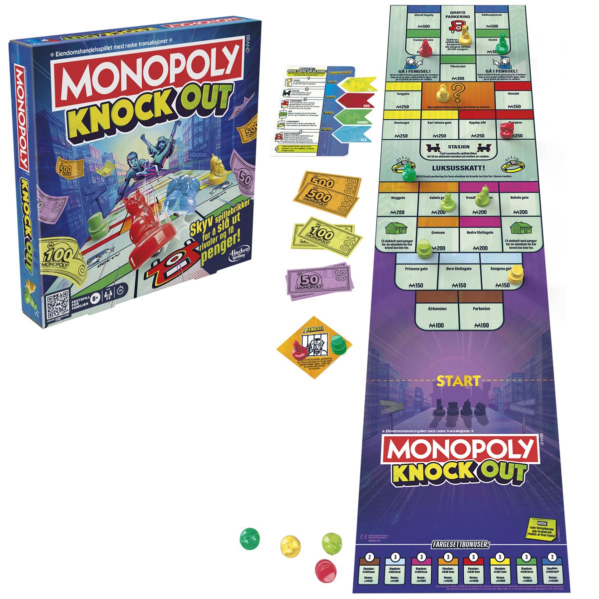 Brädspel Monopoly Knockout (NO)