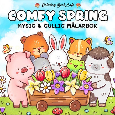 Målarbok: Cozy Comfy Spring