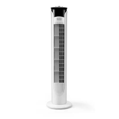 BLACK+DECKER TOWER Tuuletin Valkoinen 81cm