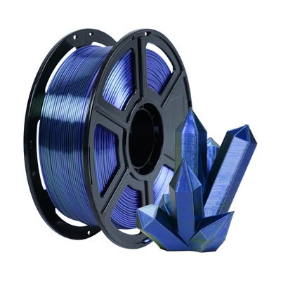 3D Filament PLA Silk Dual 1000g Blue+Green