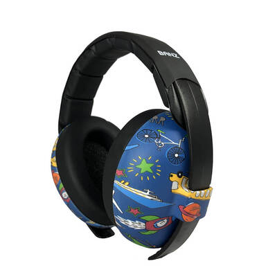 BANZ Kuulosuojaimet Vauvat Transport Blue